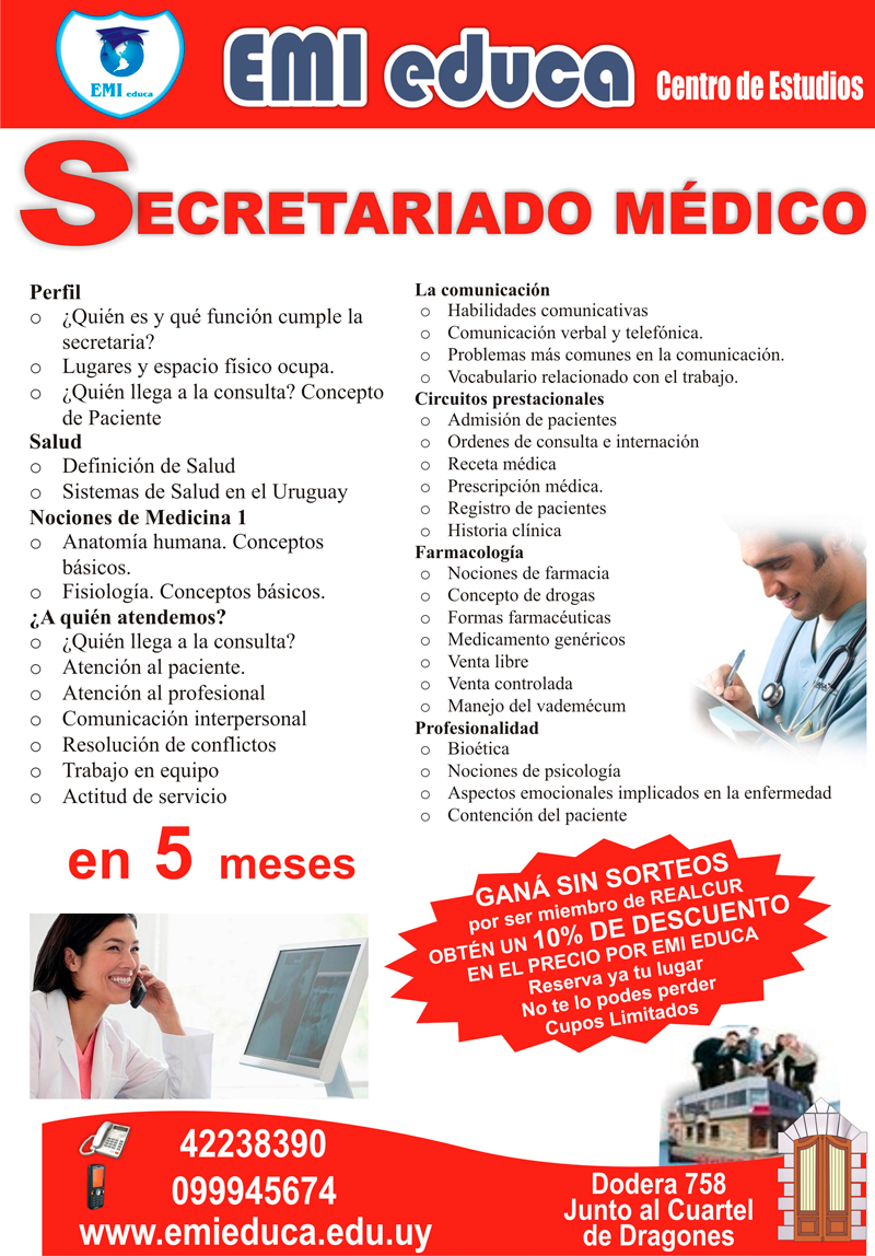 secretariado medico
